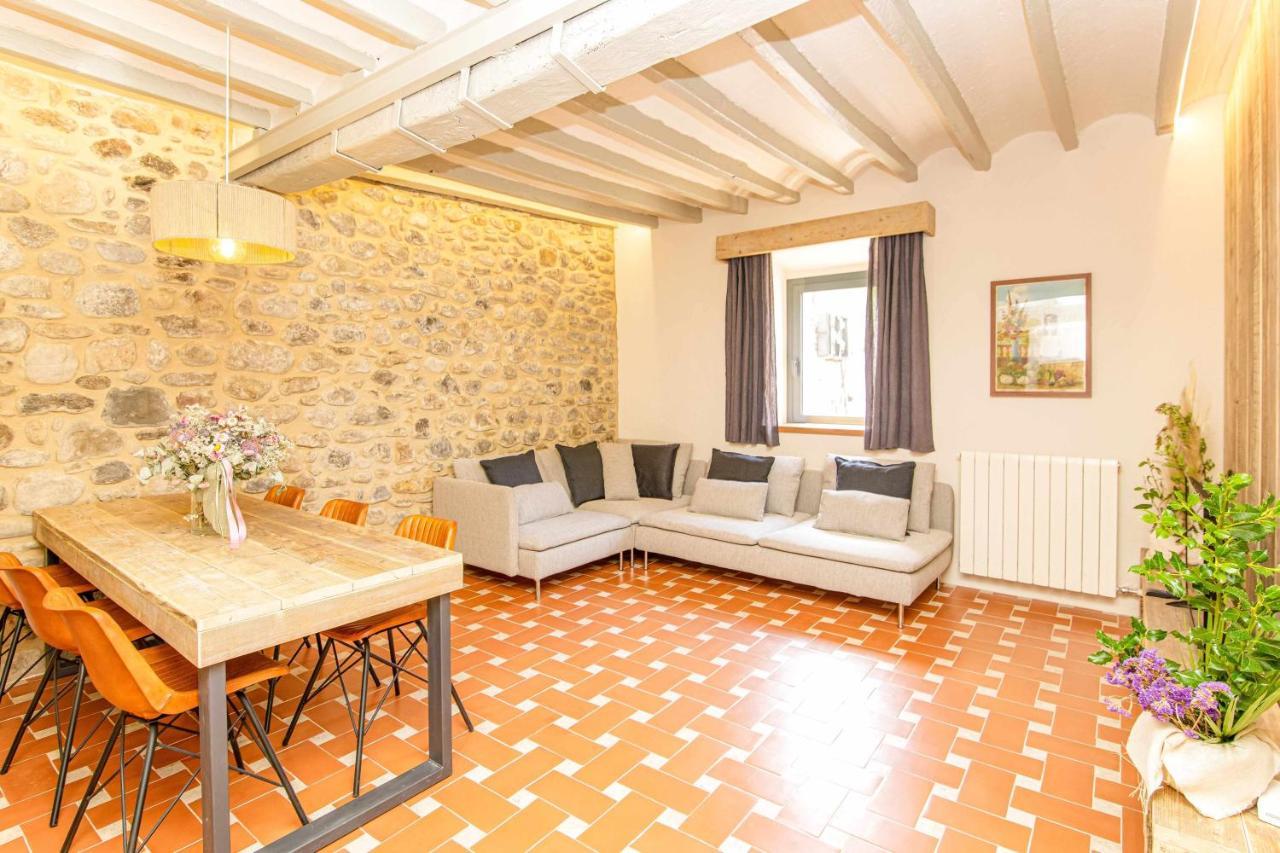 Вилла El Molino De Besalu Casa Con Jardin Экстерьер фото