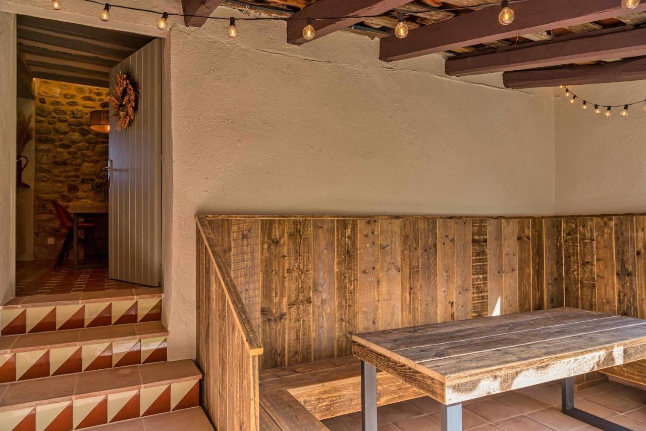 Вилла El Molino De Besalu Casa Con Jardin Экстерьер фото