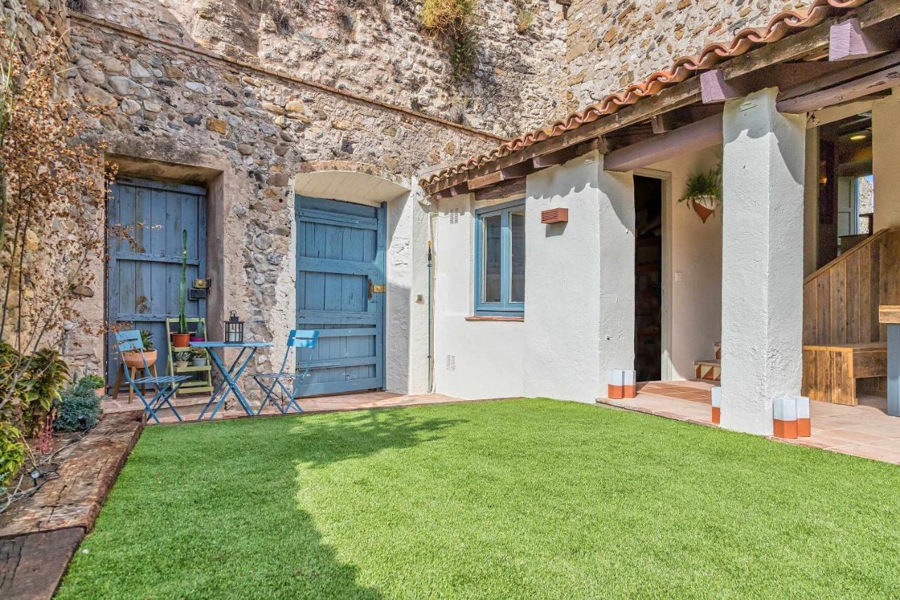 Вилла El Molino De Besalu Casa Con Jardin Экстерьер фото