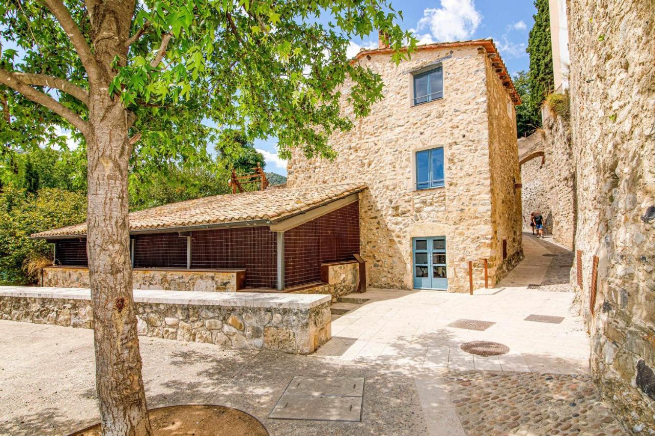 Вилла El Molino De Besalu Casa Con Jardin Экстерьер фото